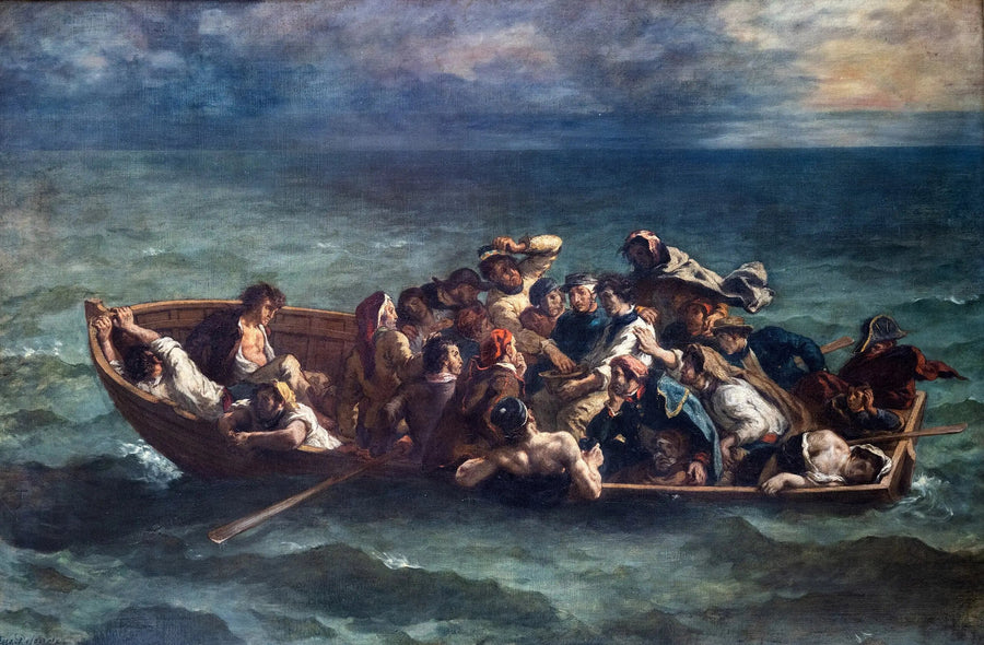 Das Schiffsunglück des Don Juan - Eugène Delacroix