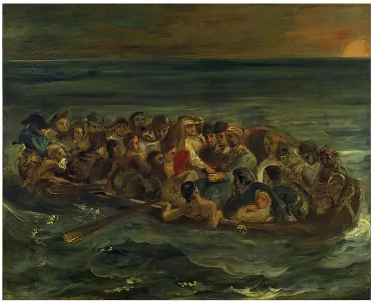 Das Schiffsunglück des Don Juan - Eugène Delacroix