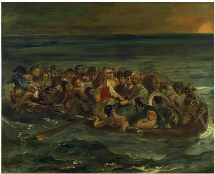 Das Schiffsunglück des Don Juan - Eugène Delacroix