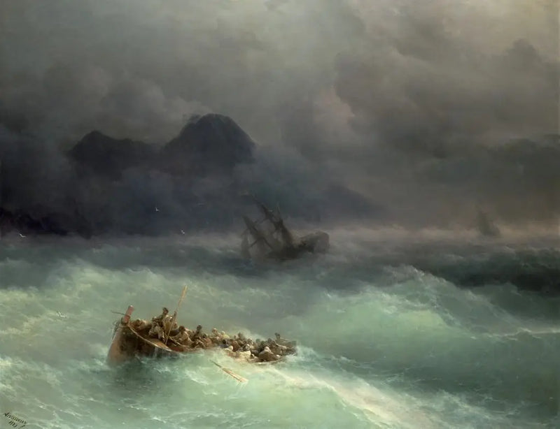 Das Schiffsunglück - Ivan Aïvazovski