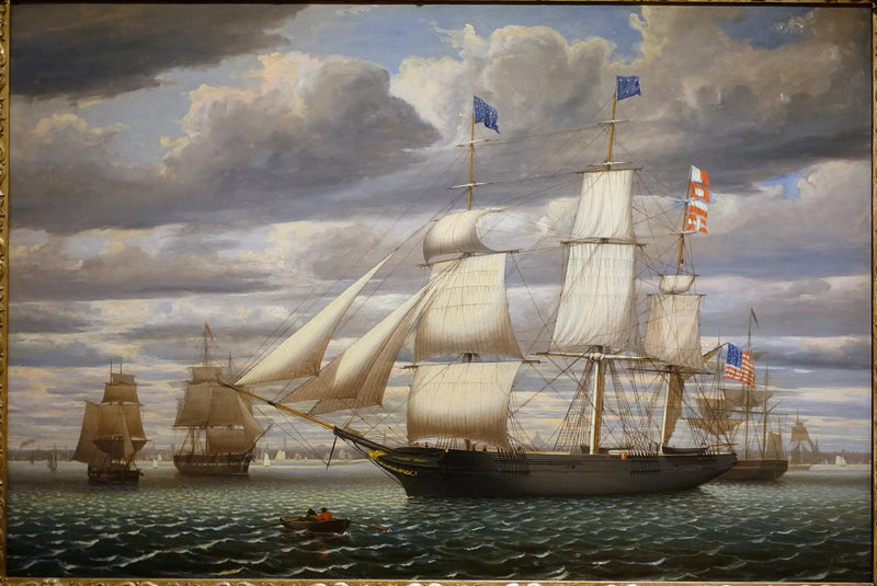 Das Schiff Southern Cross im Hafen von Boston, 1851 - Fitz Henry Lane