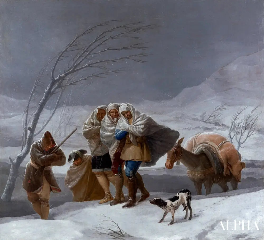 Le Nevada - Francisco de Goya - Reproductions de tableaux et peintures haut de gamme