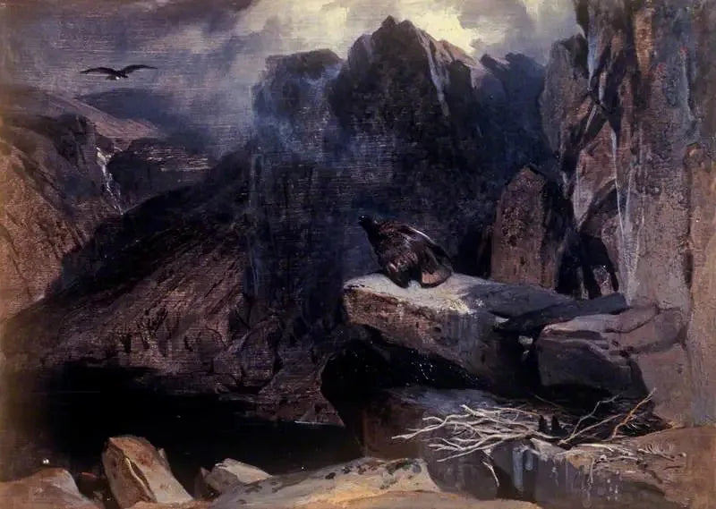 Der Adlerhorst - Edwin Henry Landseer