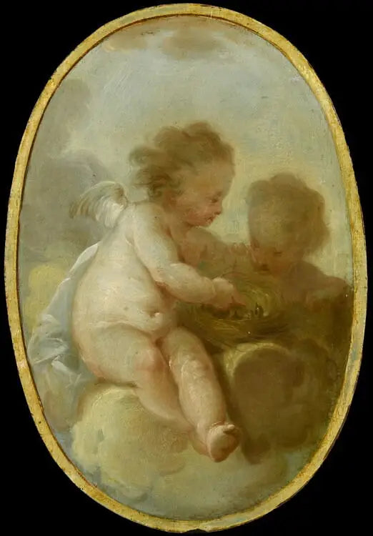 Das Vogelnest - Jean-Honoré Fragonard