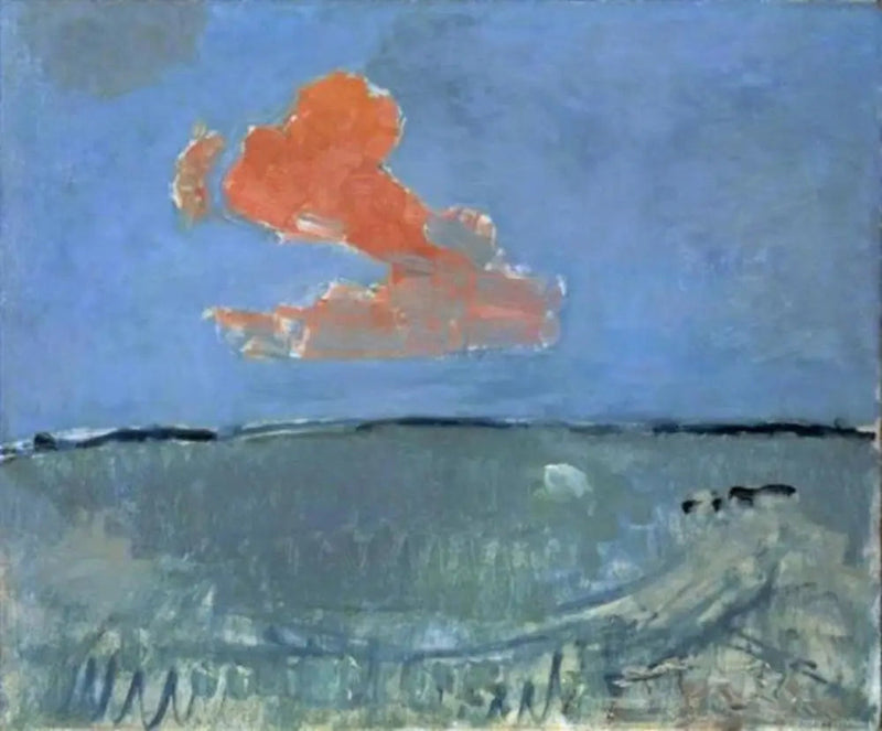 Die rote Wolke - Piet Mondrian