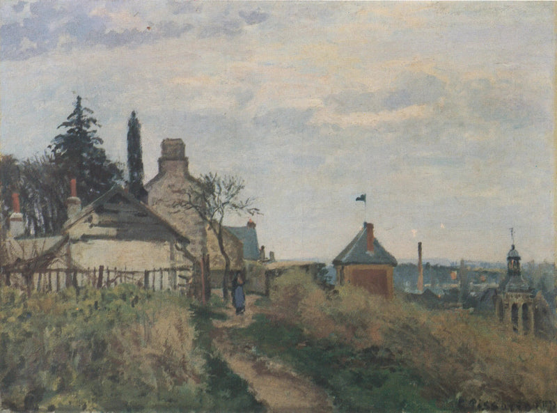 Der Justizpalast, Pontoise - Camille Pissarro