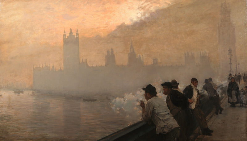 Der Westminster-Palast, London - Giuseppe De Nittis