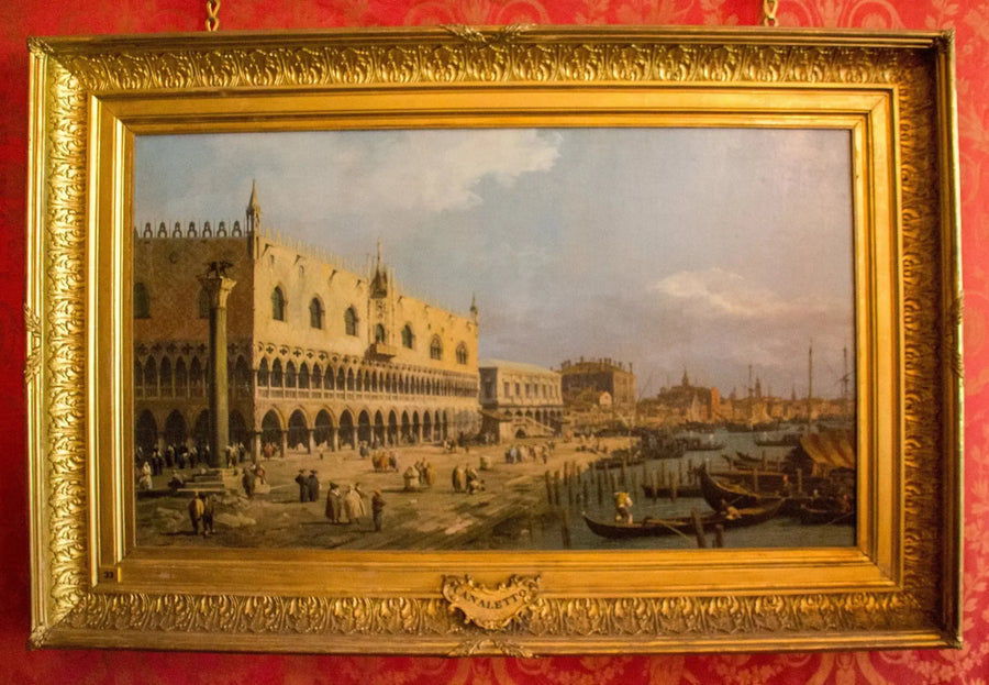 Der Palazzo del Doge und die Riva degli Schiavoni, Venedig - Canaletto