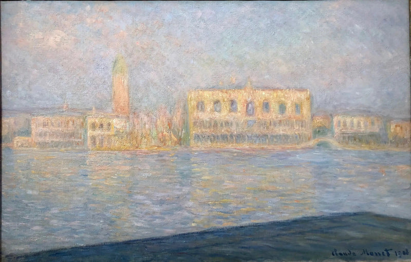 Der Dogenpalast gesehen von San Giorgio Maggiore - Claude Monet