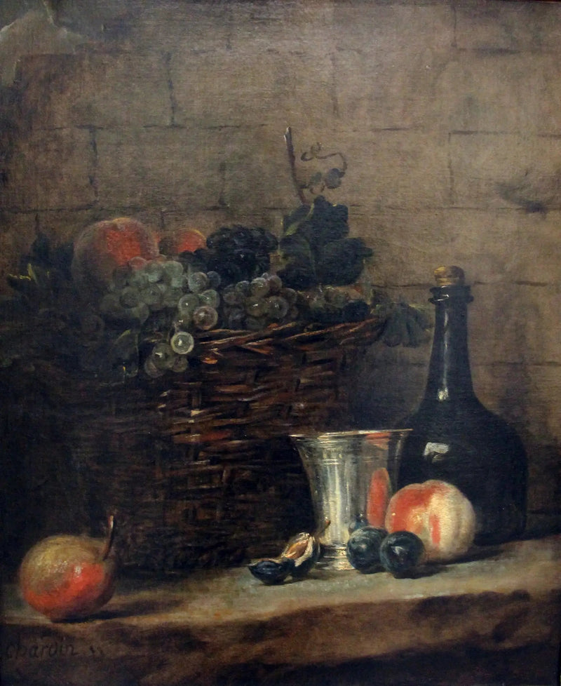 Der Korb mit Trauben - Jean Siméon Chardin
