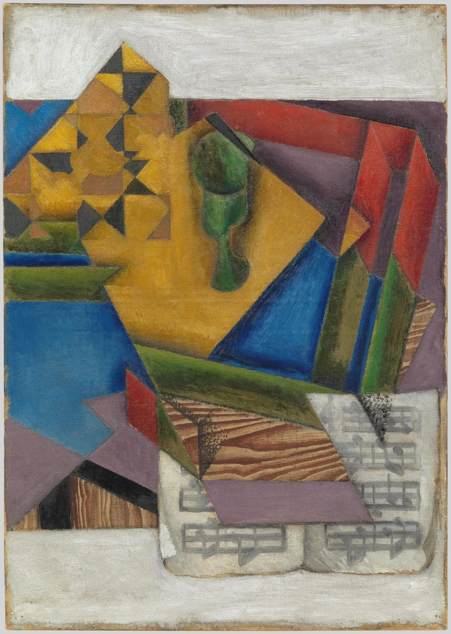 Das Notenpapier - Juan Gris