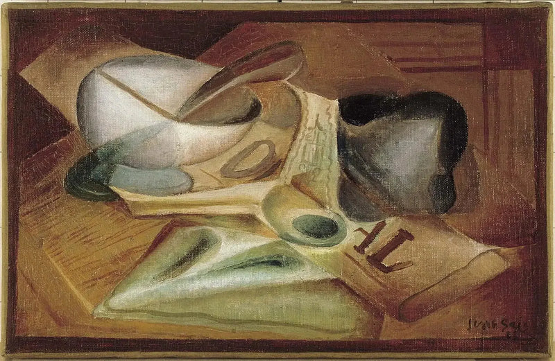 Das Tabakpaket - Juan Gris