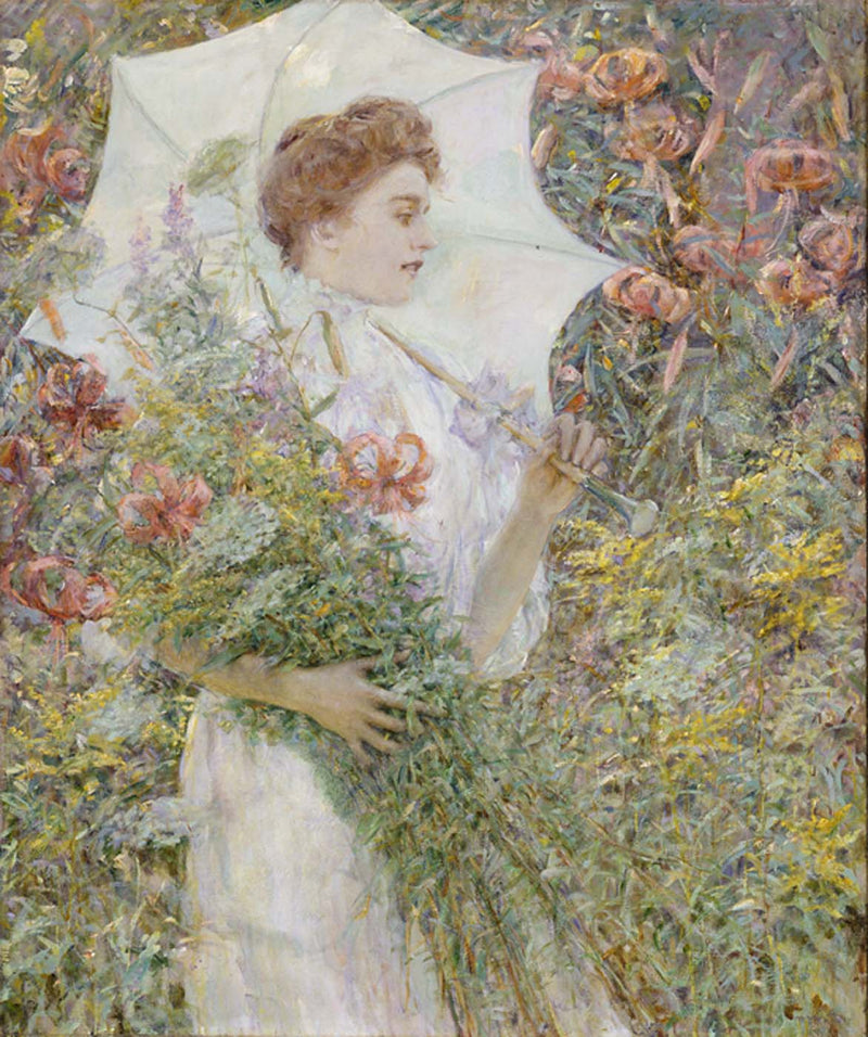 Der weiße Sonnenschirm – Robert Lewis Reid