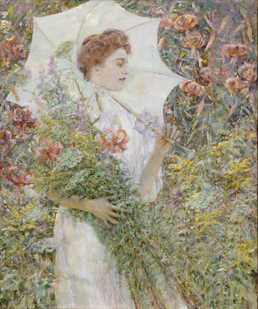 Der weiße Sonnenschirm – Robert Lewis Reid
