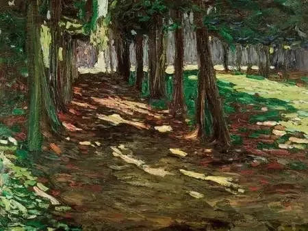 Der Park von Saint-Cloud, schattige Allee - Vassily Kandinsky