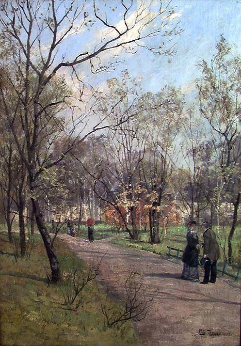 Der königliche Palastpark, Oslo – Frits Thaulow