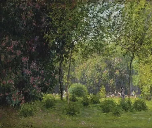 Der Parc Monceau - Claude Monet