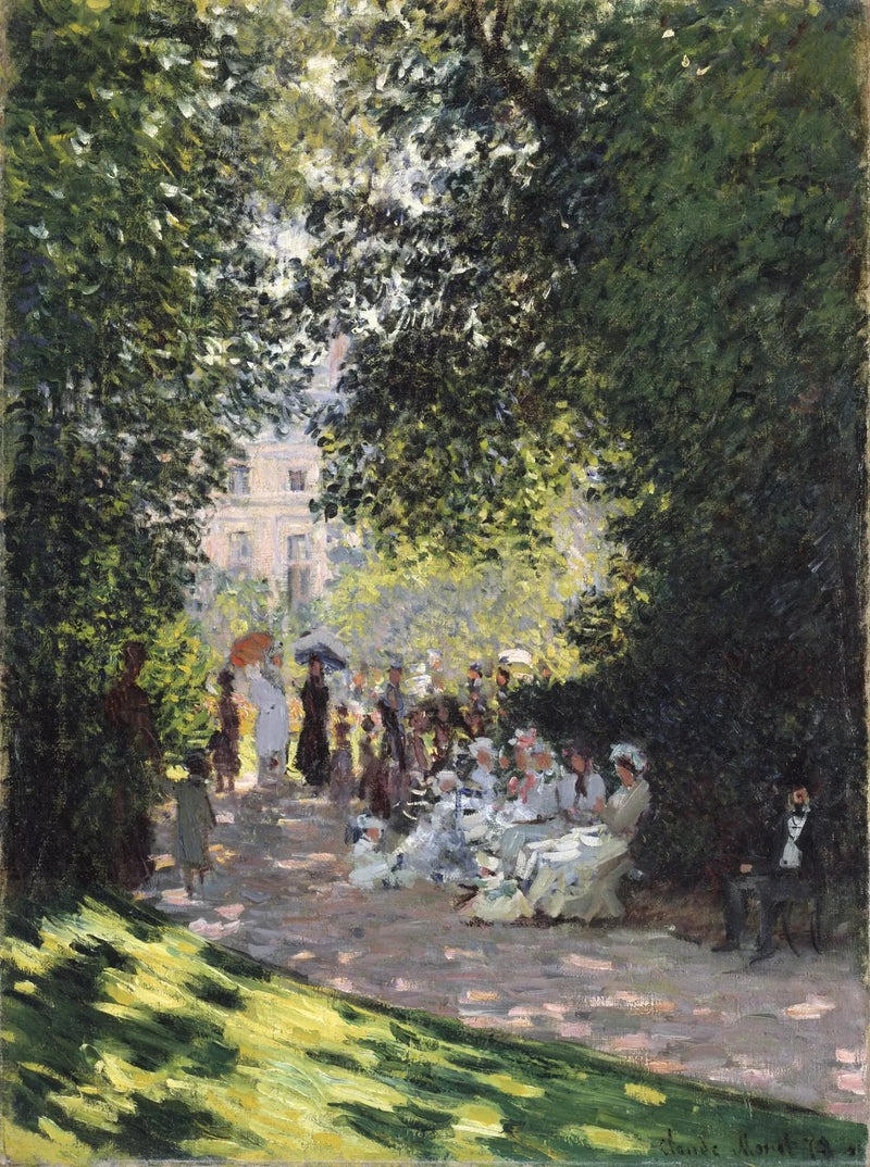 Der Parc Monceau - Claude Monet