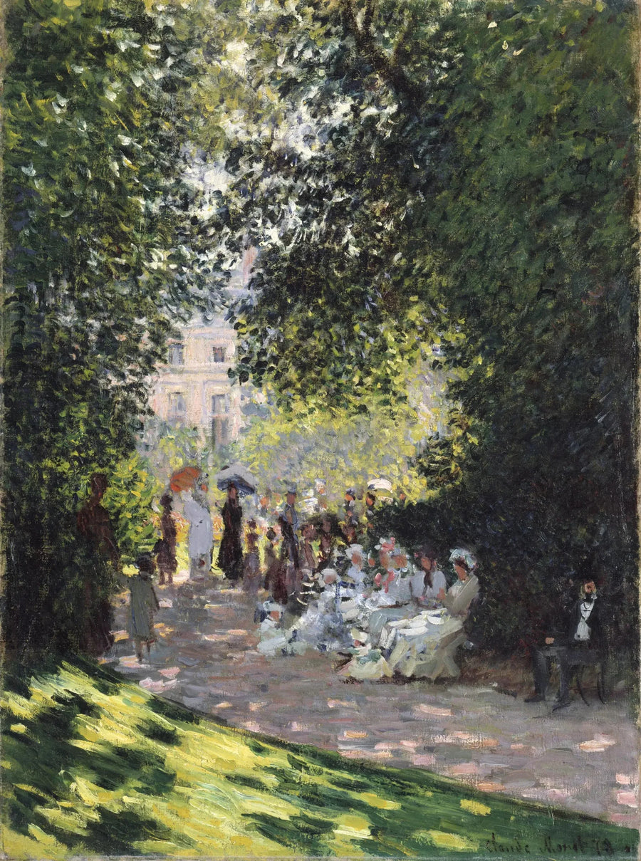 Der Parc Monceau - Claude Monet