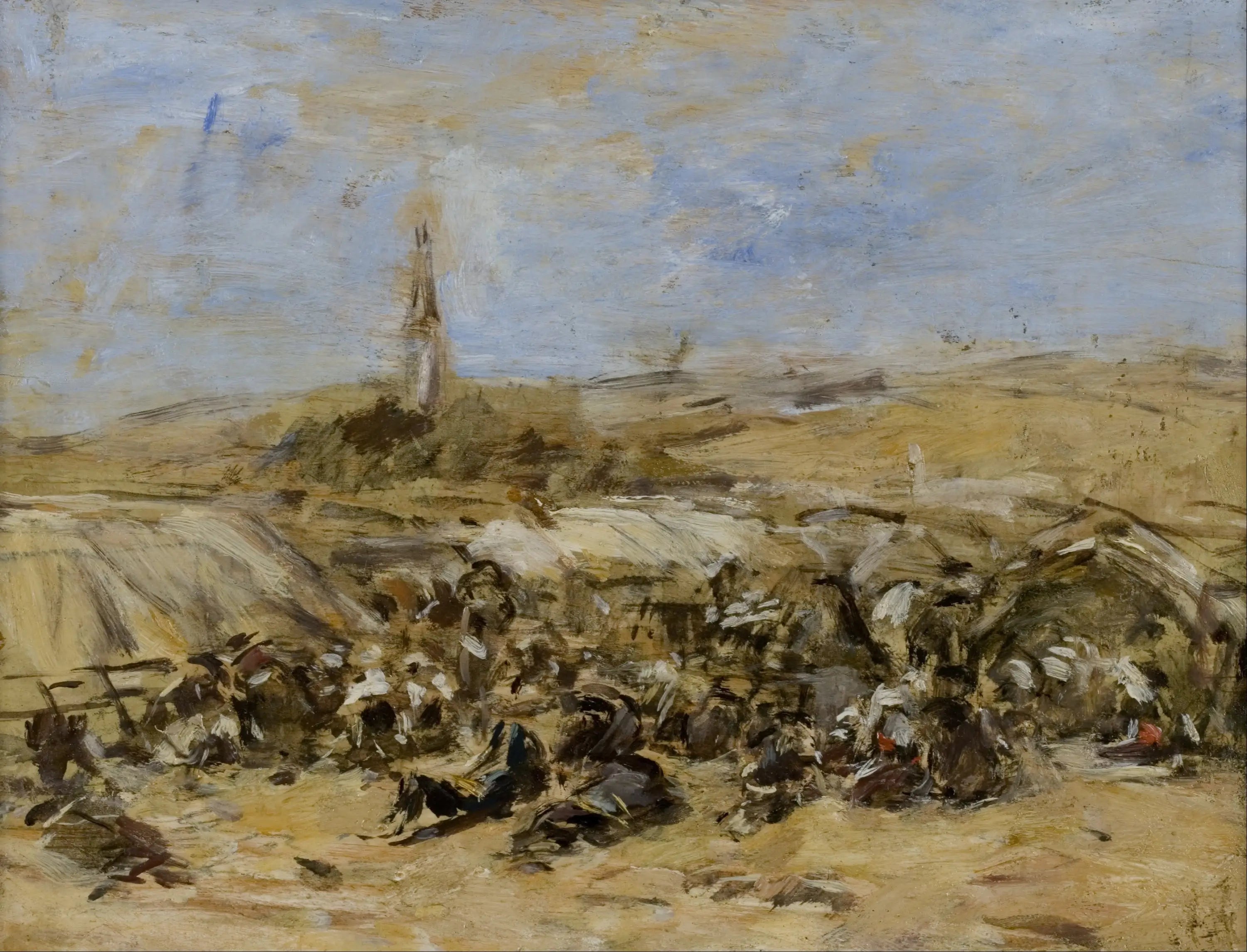 Le Pardon de Sainte Anne La Palud - Eugène Boudin image 1 tableau peint à l’huile sur toile