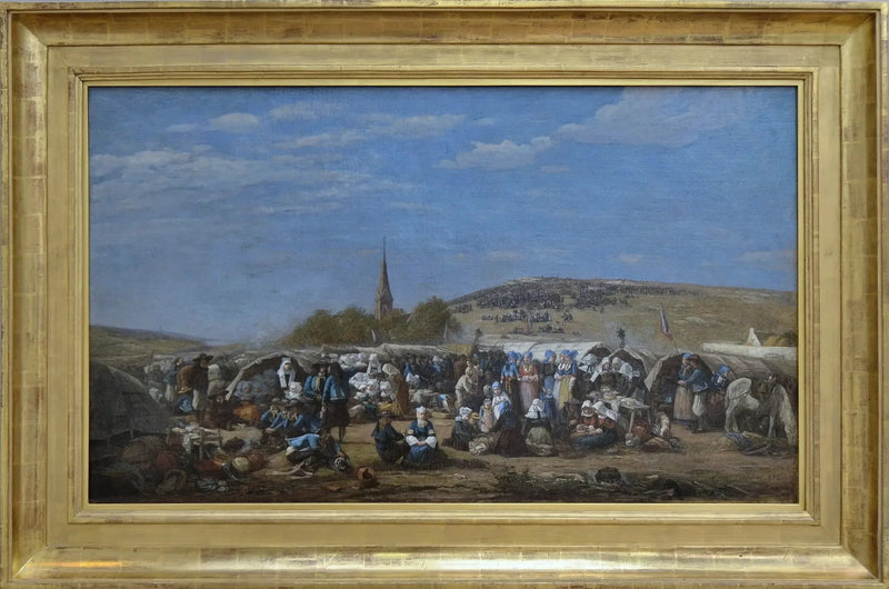 Die Vergebung von Sainte-Anne-La-Palud - Eugène Boudin