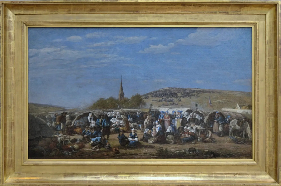 Die Vergebung von Sainte-Anne-La-Palud - Eugène Boudin