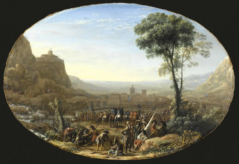 Der Pas de Suse gezwungen von Louis XIII - Claude Lorrain