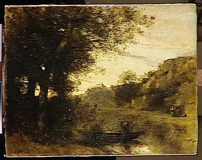 Der Überbringer - Jean-Baptiste Camille Corot