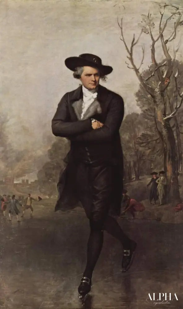 Le patineur (Portrait de William Grant) - Gilbert Stuart - Reproductions de tableaux et peintures haut de gamme