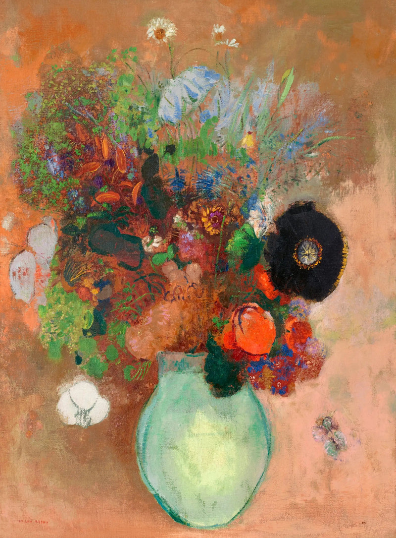 Das schwarze Mohnblumenfeld - Odilon Redon
