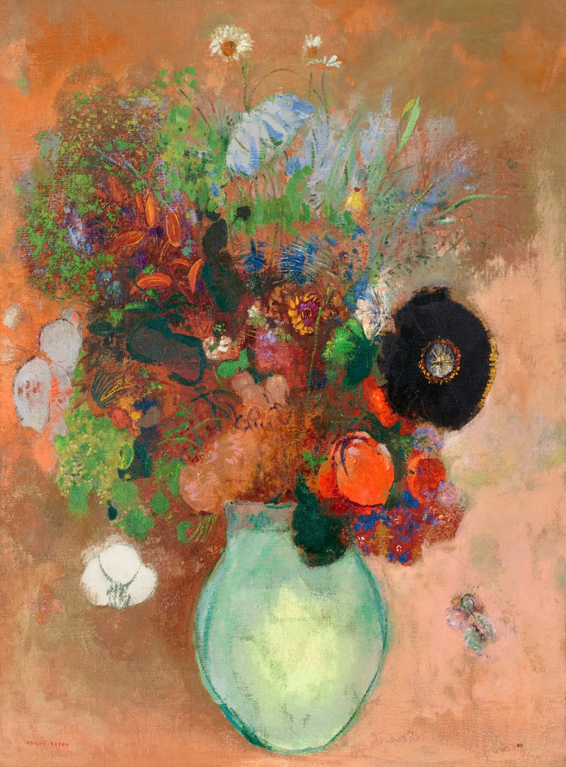 Das schwarze Mohnblumenfeld - Odilon Redon