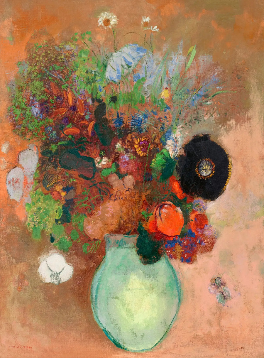 Das schwarze Mohnblumenfeld - Odilon Redon