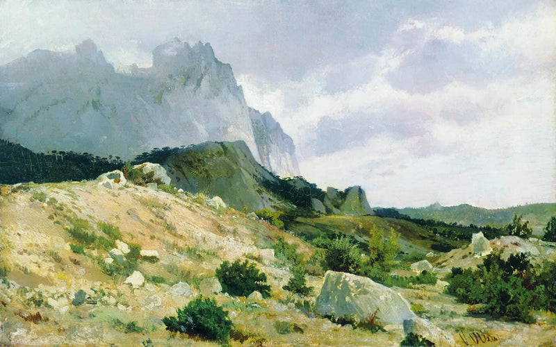 Das Felsenlandschaft - Ivan Chichkine
