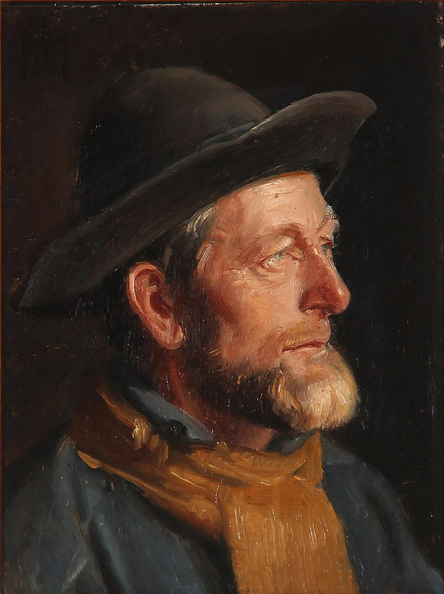 Skagen-Fischer und Rettungsboot-Freiwilliger Ole Svendsen. -Michael Peter Ancher