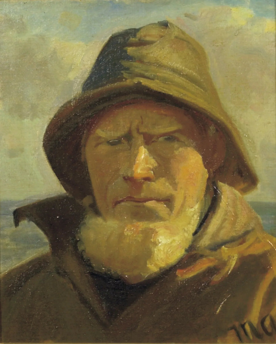 Der Skagen-Fischer Lars Kruse. -Michael Peter Ancher