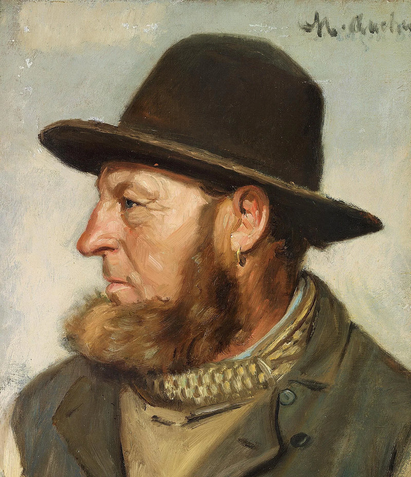 Fischer und Seenotretter Ole Svendsen. -Michael Peter Ancher