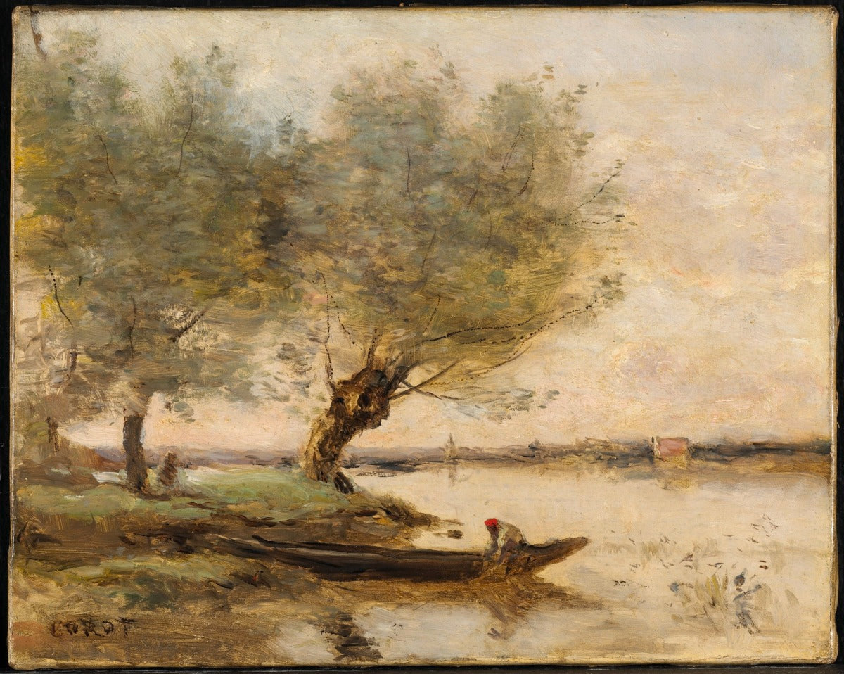 Der Fischer - Jean-Baptiste Camille Corot