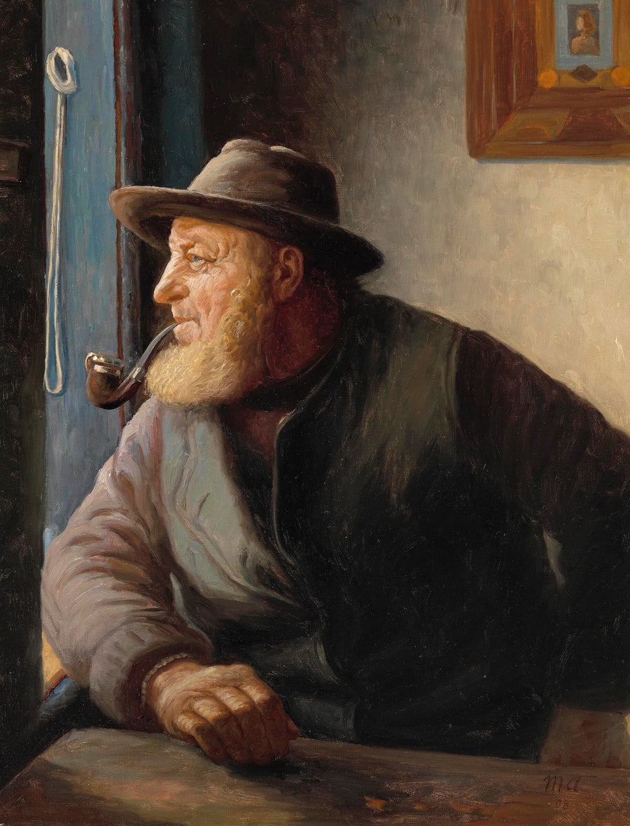 Der Fischer Ole Svendsen aus Skagen. -Michael Peter Ancher