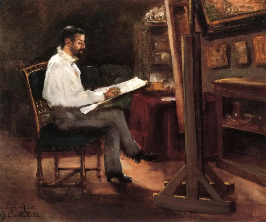 Der Maler Morot in seinem Atelier - Gustave Caillebotte