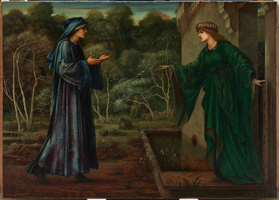 Der Pilger am Tor der Müßiggang - Edward Burne-Jones