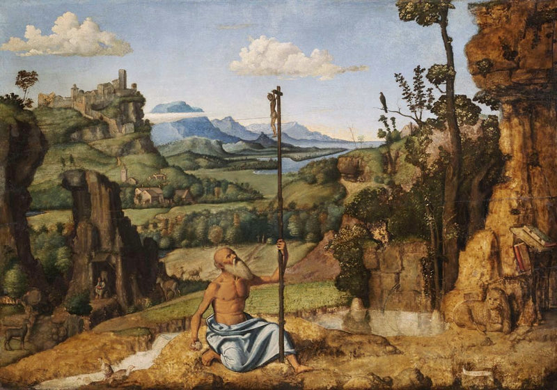 Der bußfertige heilige Hieronymus in der Wüste - Cima da Conegliano