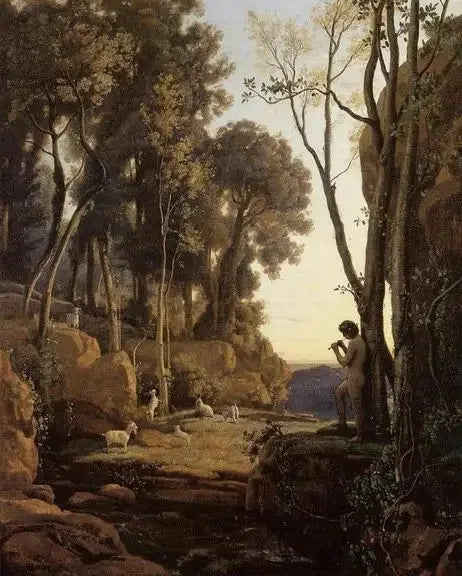 Der kleine Hirte - Jean-Baptiste Camille Corot