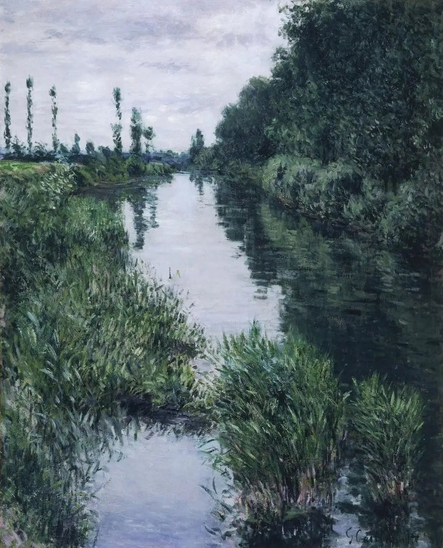 Der kleine Arm der Seine in Argenteuil - Gustave Caillebotte
