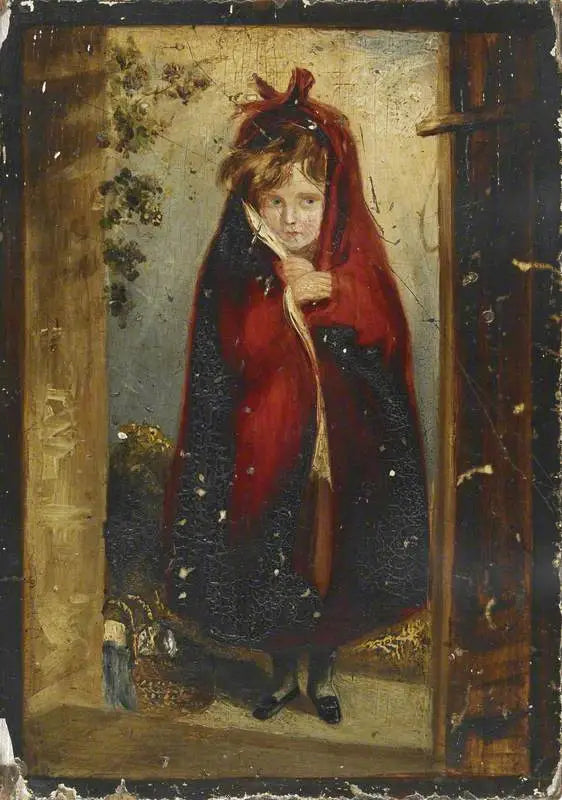 Der kleine Rotkäppchen - Edwin Henry Landseer