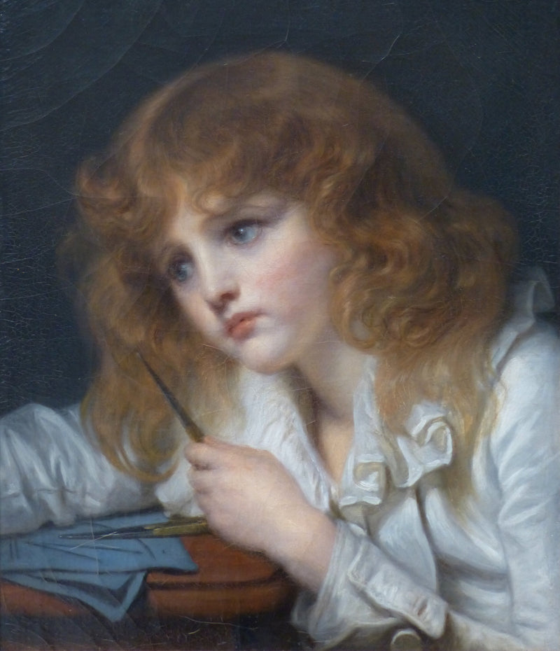Der kleine Mathematiker - Jean-Baptiste Greuze