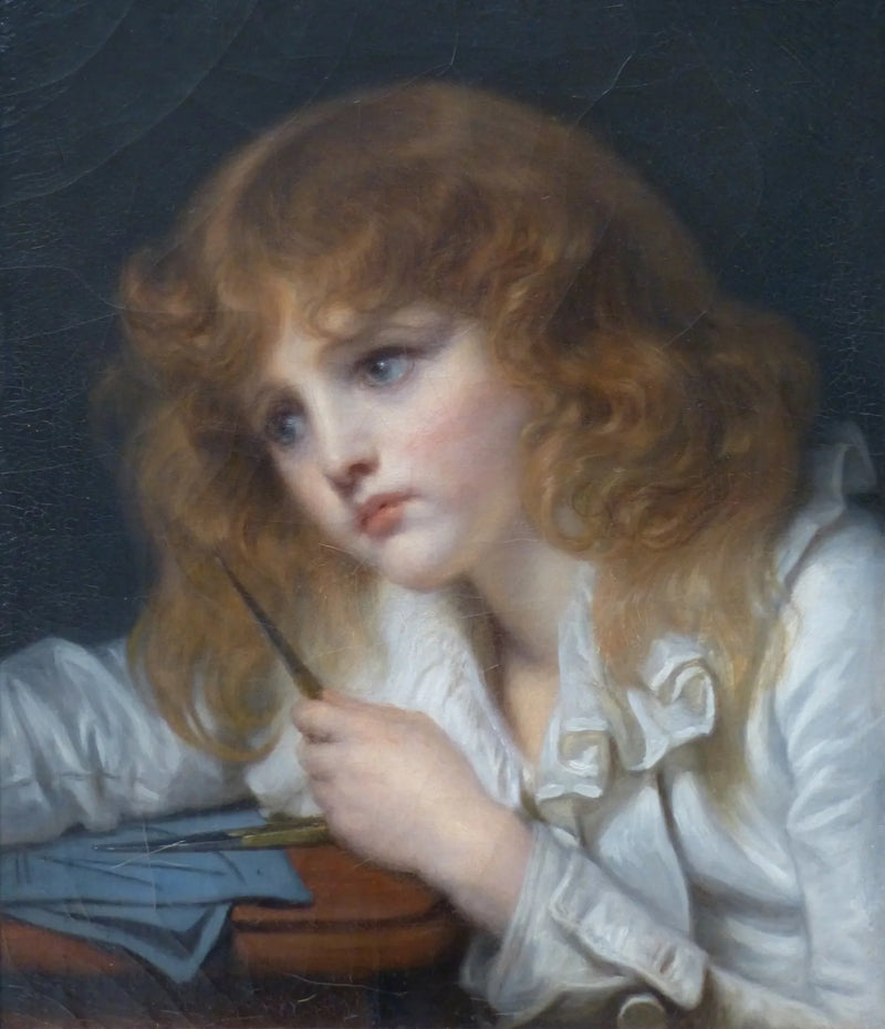 Der kleine Mathematiker - Jean-Baptiste Greuze