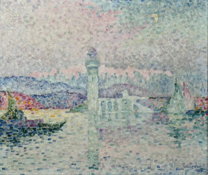 Der Leuchtturm von Antibes - Paul Signac