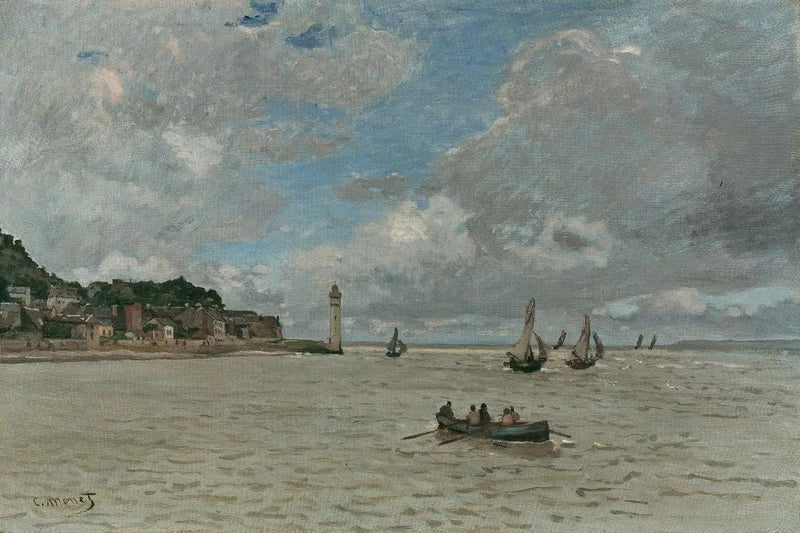 Der Leuchtturm von Honfleur - Claude Monet