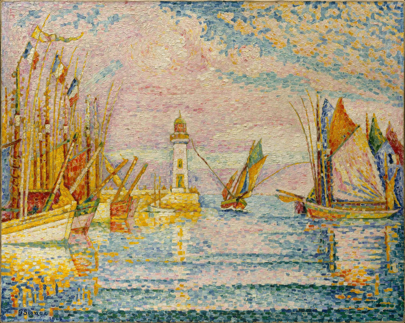 Der Leuchtturm, Groix - Paul Signac