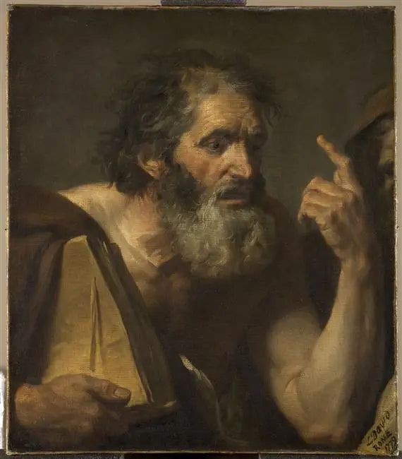 Der Philosoph - Jacques-Louis David